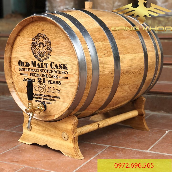 Bán thùng rượu gỗ sồi nhập khẩu 100l